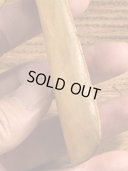 50’s頃のハンドペイントのウッド製のヴィンテージの靴ベラ