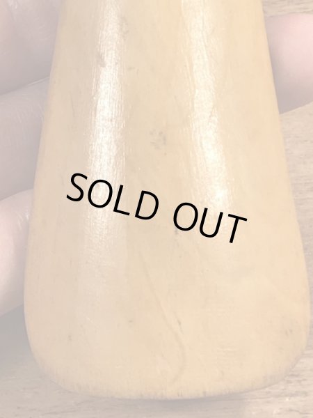 50’s頃のハンドペイントのウッド製のヴィンテージの靴ベラ