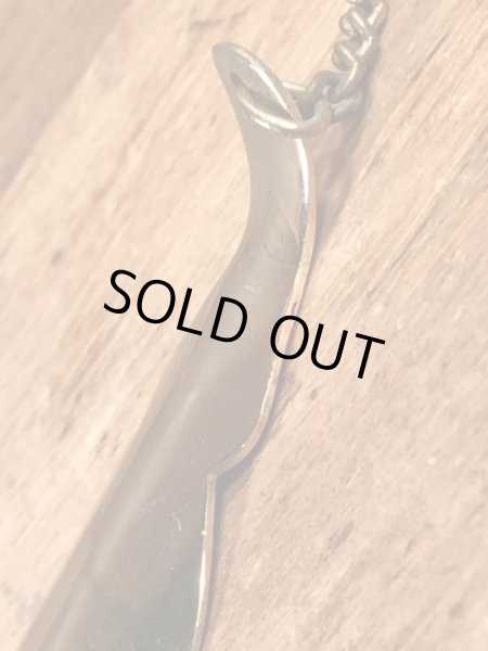 50年代頃のアールデコ調のハイヒールのチャームが付いたビンテージのシューホーン