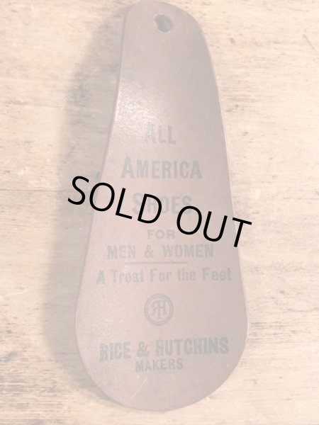 〜30年代頃の企業物のビンテージの靴ベラ