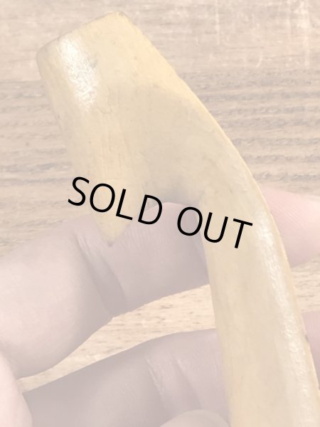 50年代頃のハンドペイントのウッド製のビンテージのシューホーン