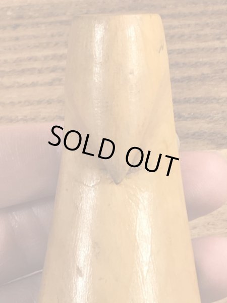 50年代頃のハンドペイントのウッド製のビンテージのシューホーン