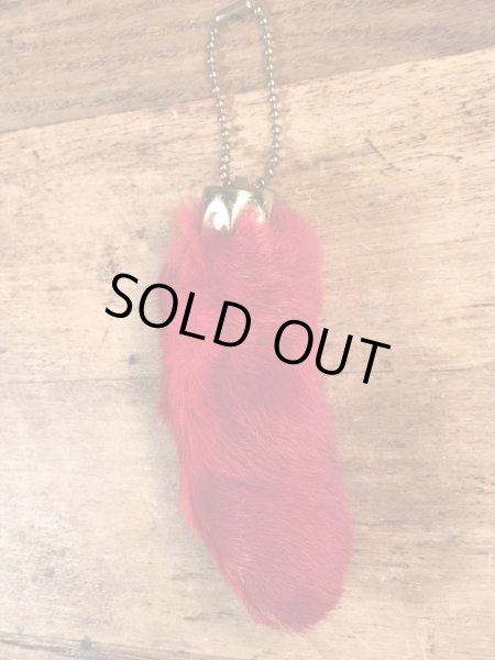 50’s頃のラビットフットラッキーチャームのヴィンテージのキーチェーン