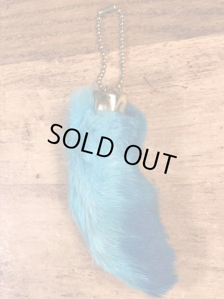 50’s頃のラビットフットラッキーチャームのヴィンテージのキーチェーン