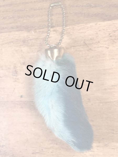 Rabbit Foot Lucky Charm Keychain ラビットラッキーチャーム