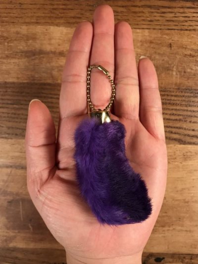 画像2: Rabbit Foot Lucky Charm Keychain　ラビットラッキーチャーム　ビンテージ　キーチェーン　USA　50年代