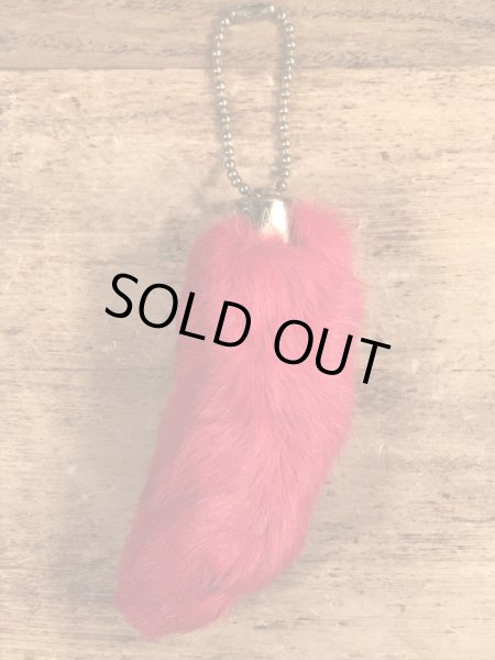 50’s頃のラビットフットラッキーチャームのヴィンテージのキーチェーン