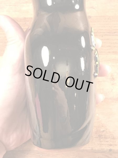 50’s頃の陶器製のスカルのヴィンテージのポイズンボトル