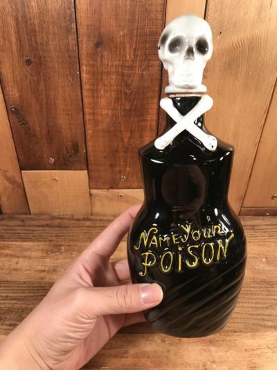 画像3: Name Your Poison Skull Decanter　スカル　ビンテージ　デカンタ　ポイズンボトル　50年代