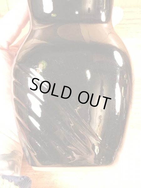 50’s頃の陶器製のスカルのヴィンテージのポイズンボトル