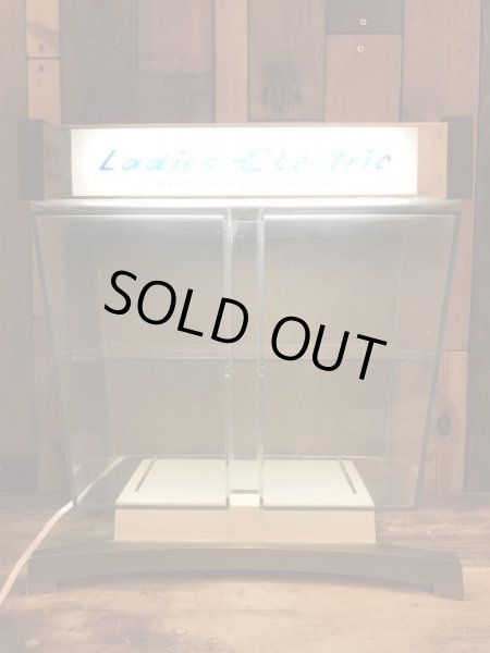 60〜70’s頃のライトアップする店頭用のヴィンテージのディスプレイケース