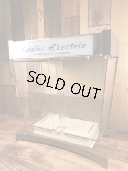 60〜70’s頃のライトアップする店頭用のヴィンテージのディスプレイケース