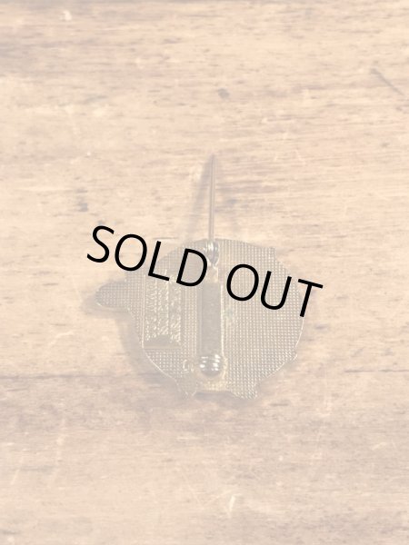 80年代頃のドナルドダックのディズニーランドのビンテージのピンバッチ