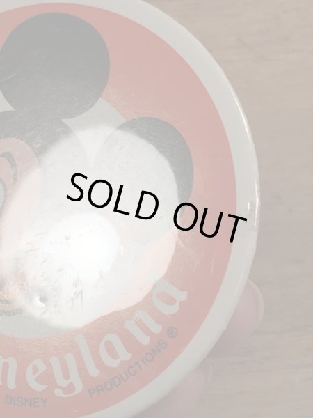 70’sのディズニーランドのミッキーマウスのヴィンテージの缶バッチ