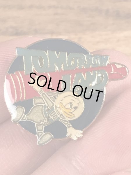 80’sのドナルドダックのトゥモローランドのヴィンテージのピンバッジ