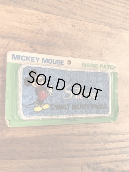 70年代頃のディズニーランドのミッキーマウスのビンテージのワッペン
