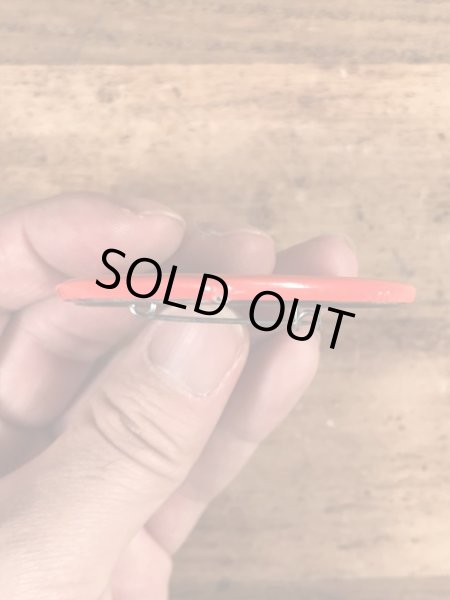 70’sのミッキー＆ミニーマウスのハート形のヴィンテージの缶バッチ