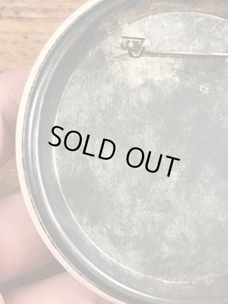 70年代頃のディズニーランドのミッキーマウスのビンテージの缶バッジ