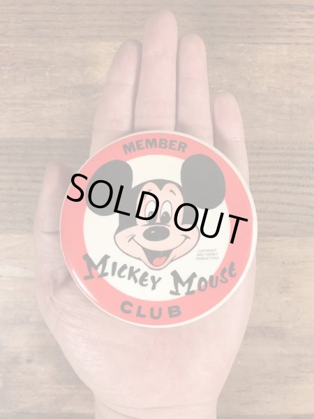 70’sのディズニーのミッキーマウスクラブのヴィンテージの缶バッチ