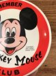 70年代頃のディズニーのミッキーマウスクラブのビンテージの缶バッジ