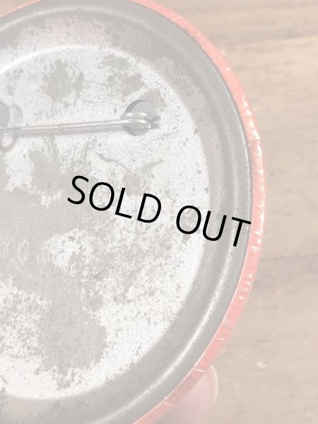 70年代頃のディズニーランドのミッキー＆ミニーマウスのビンテージの缶バッジ