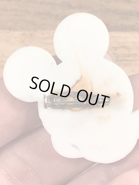 70〜80’sのディズニーのミッキーマウスのヴィンテージのプラスチックバッチ