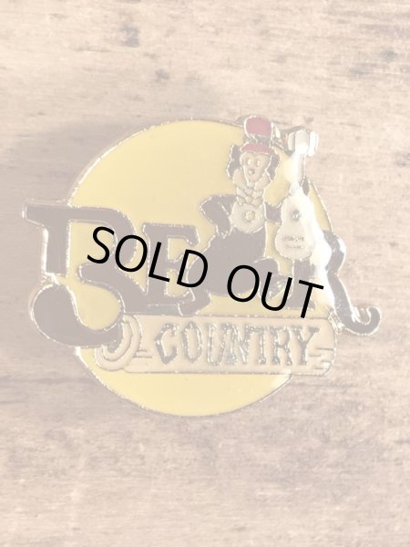 80年代頃のカントリーベアのディズニーランドのビンテージのピンバッチ