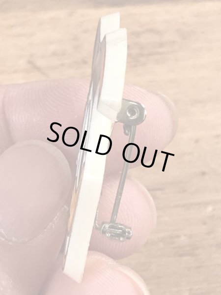 70〜80’sのディズニーのドナルドダックのヴィンテージのプラスチックバッチ