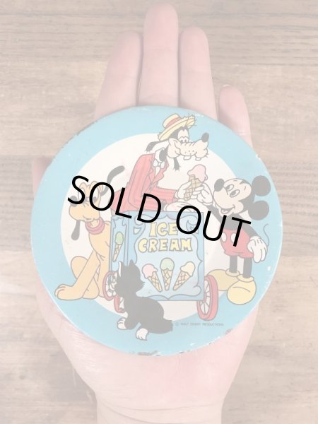 60〜70’sのディズニーのブリキ製のヴィンテージのメタルディッシュ