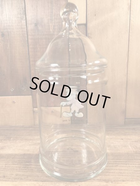 70’sのディズニーのミッキーマウスが描かれたヴィンテージのキャンディジャー