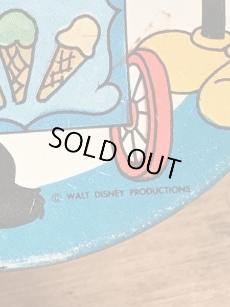 60〜70年代頃のミッキーマウスなどのディズニーキャラクターが描かれたビンテージの子供用小皿