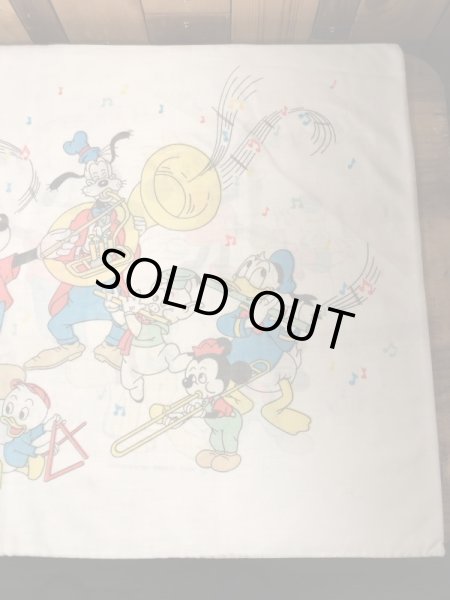 70年代頃のディズニーのミッキーマウスマーチのビンテージのピローケース
