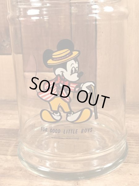 70年代頃のディズニーのミッキーマウスが描かれたビンテージのキャニスター