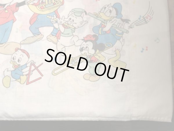 70’sのディズニーのミッキーマウスマーチのヴィンテージの枕カバー