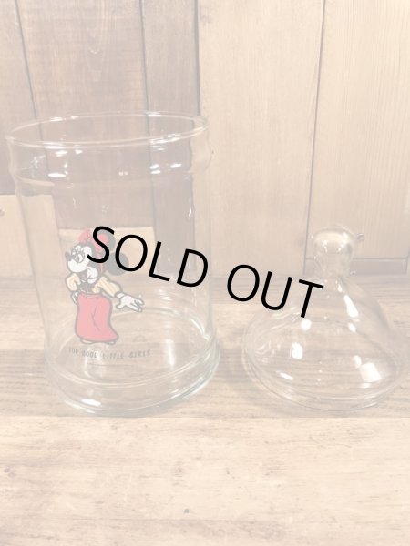 70年代頃のディズニーのミニーマウスが描かれたビンテージのキャンディジャー