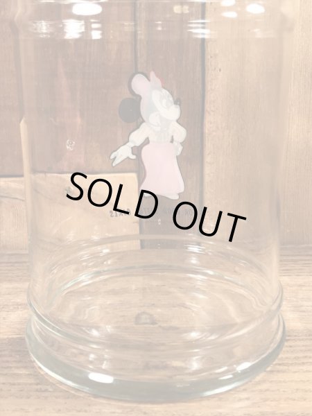 70年代頃のディズニーのミニーマウスが描かれたビンテージのキャンディジャー