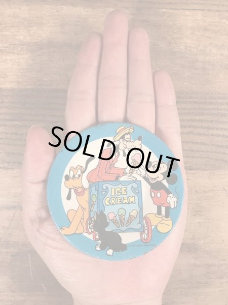 60〜70’sのディズニーキャラクターのヴィンテージのおままごとのソーサー