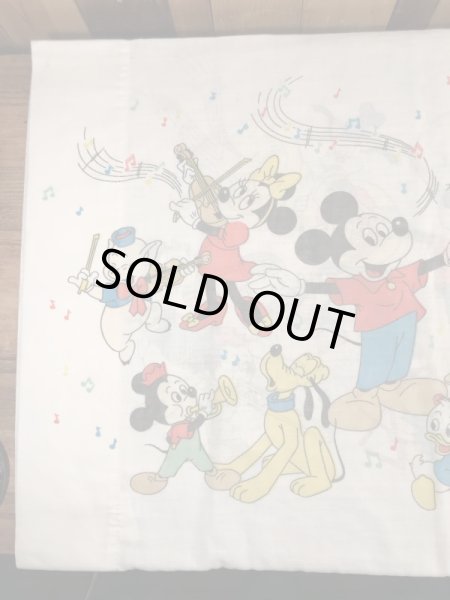70’sのディズニーのミッキーマウスマーチのヴィンテージの枕カバー