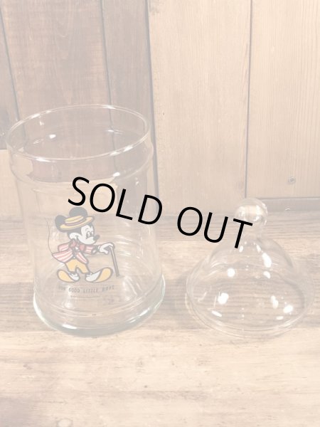 70年代頃のディズニーのミッキーマウスが描かれたビンテージのキャニスター