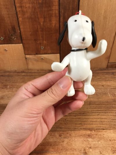 画像1: Peanuts Snoopy Plastic Figure Ornament　スヌーピー　ビンテージ　プラスチックフィギュア　オーナメント　70年代