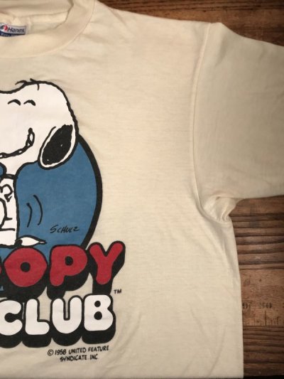 画像2: Peanuts Snoopy Fan Club T-Shirt　スヌーピーファンクラブ　ビンテージ　Tシャツ　USA　80年代