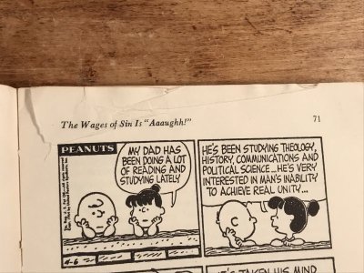 画像1: Peanuts Snoopy “The Gospel According to Peanuts” Comic Book　スヌーピー　ビンテージ　コミックブック　60〜70年代