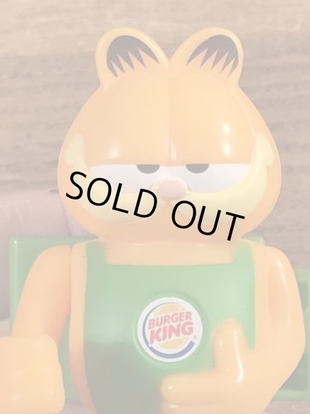 ガーフィールドのビンテージのバーガーキングのミールトイ