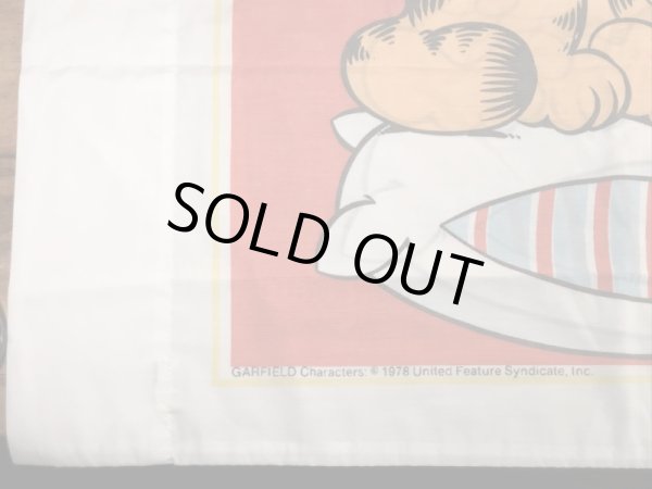 80年代頃のガーフィールドのビンテージのピローケース