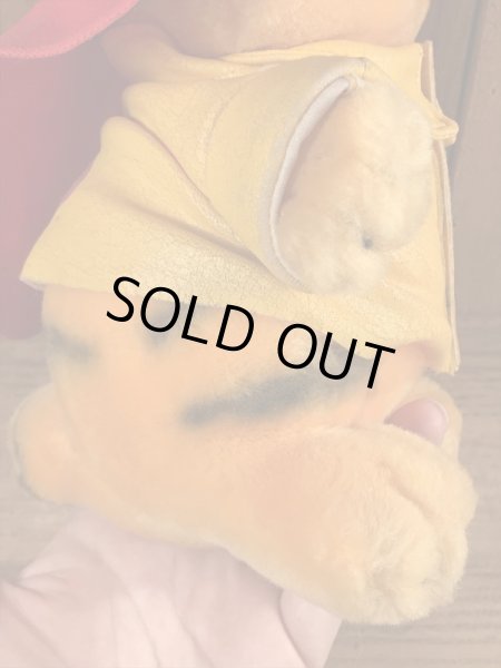 80’sの消防団のガーフィールドのヴィンテージのプラッシュドール