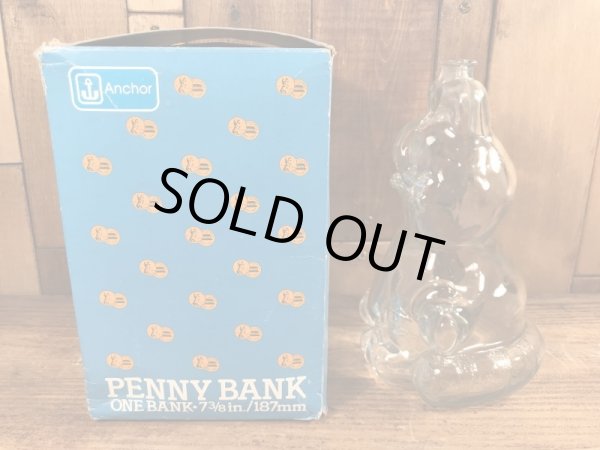 80’sのアンカーホッキング社製のガーフィールドのヴィンテージのコインバンク