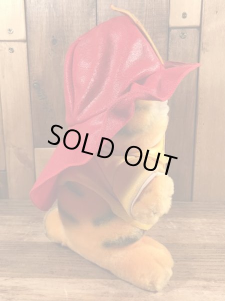 80年代頃の消防団のガーフィールドのビンテージのぬいぐるみ