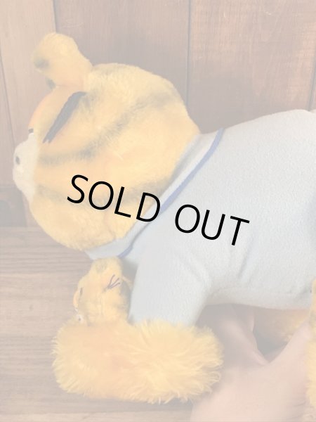 80年代頃のスリッパのガーフィールドのビンテージのぬいぐるみ