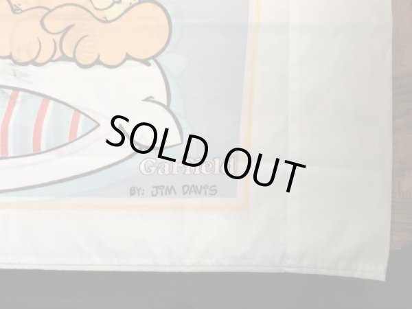 80年代頃のガーフィールドのビンテージのピローケース