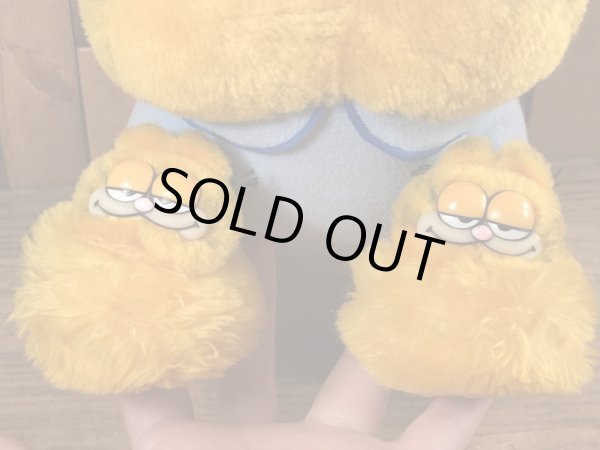 80’sのスリッパのガーフィールドのヴィンテージのプラッシュドール